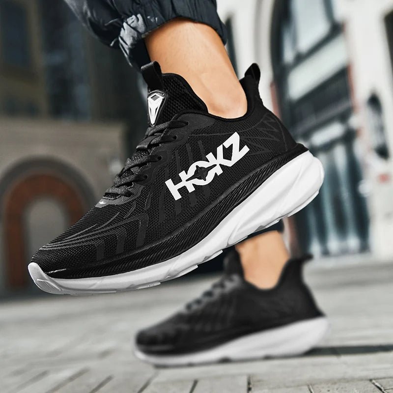 Herren Laufschuhe mit Feder-Sohle, Stoßdämpfung und atmungsaktivem Design