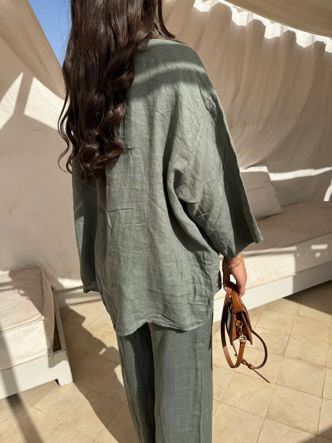 Leichtes Sommer-Set mit Bluse & Hose – Perfekt für sonnige Tage
