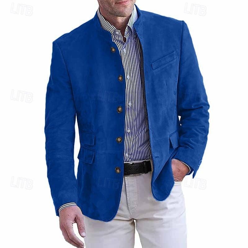 Herren Leichte Wildlederjacke – Atmungsaktive Sommerjacke - Ideal für Frühling & Sommer