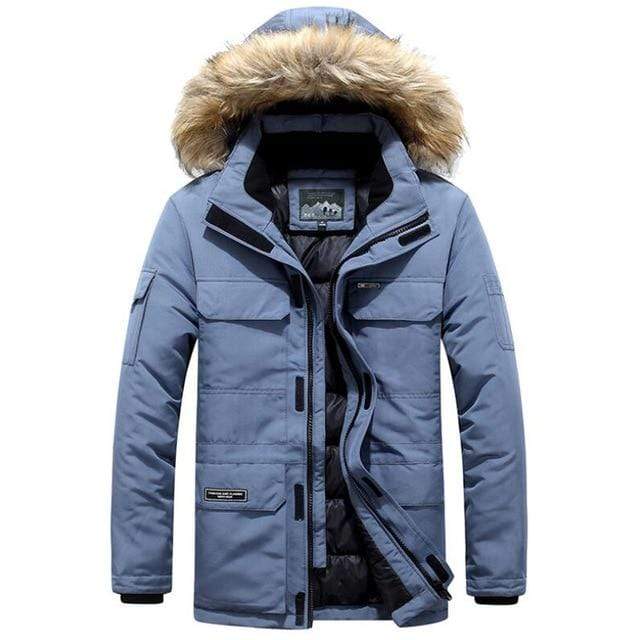 Wasserabweisender Langer Parka Mit Verstellbarer Kapuze Und Seitentaschen | Ideal Für Herbst/Winter