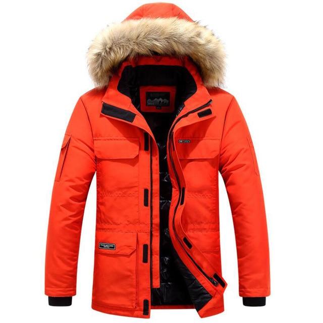 Wasserabweisender Langer Parka Mit Verstellbarer Kapuze Und Seitentaschen | Ideal Für Herbst/Winter