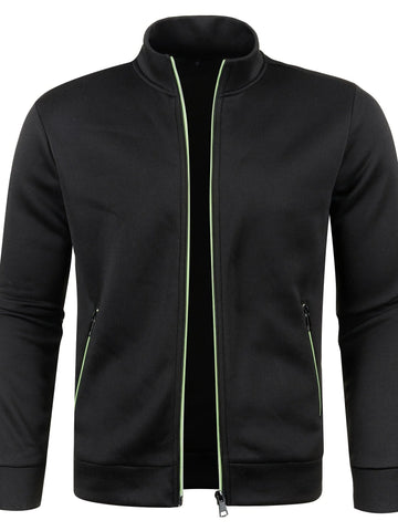 Leichte Herren-Sommerjacke mit Reißverschluss und Taschen | Perfekt für warme Tage