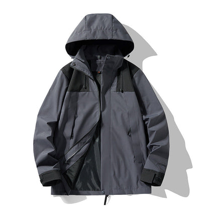 Wasserdichte und winddichte winddichte Outdoor-Jacke - Ideal für den Herbst