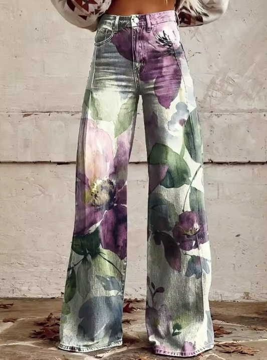 Alessia - Elegante Vintage Boho-Hosen für einen einzigartigen Stil