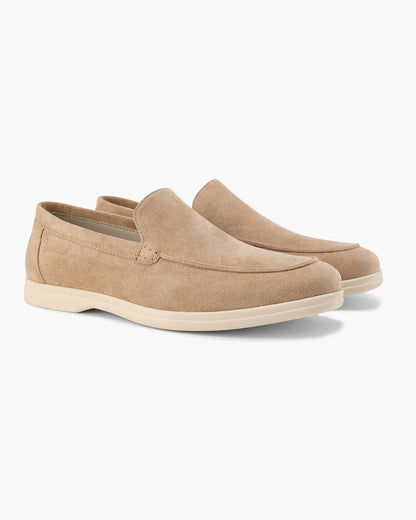 Herren-Loafer aus Wildleder mit Slip-On-Design und gepolsterter Innensohle