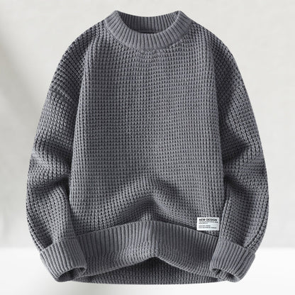 Herren Rundhals Strickpullover - Leicht & Atmungsaktiv – Ideal für Frühling & Sommer