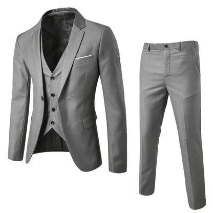 Zweiteiliger Anzug mit Weste und Hose - ideal für Frühling und Sommer