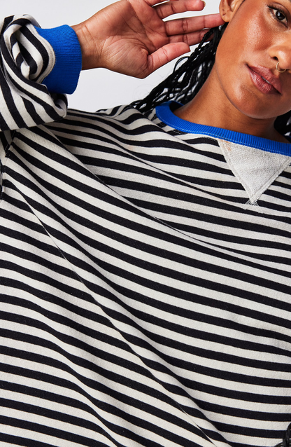 Gestreifter Strickpullover | Ideal für Sommer