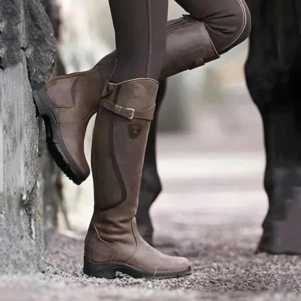 Wasserdichte Sommer-Reitstiefel mit rutschfester Sohle und gepolsterter Einlegesohle | Ideal für alle Wetterbedingungen