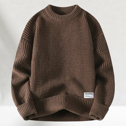 Herren Rundhals Strickpullover - Leicht & Atmungsaktiv – Ideal für Frühling & Sommer
