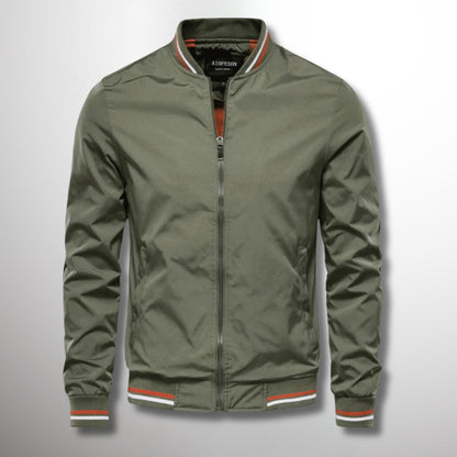 Wasserabweisende Herren-Sommerjacke mit Reißverschluss | Ideal für Frühling & Sommer