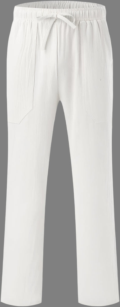 Leichte Herren Sommerhose mit lockerer Passform und elastischem Bund I perfekt für heiße Tage