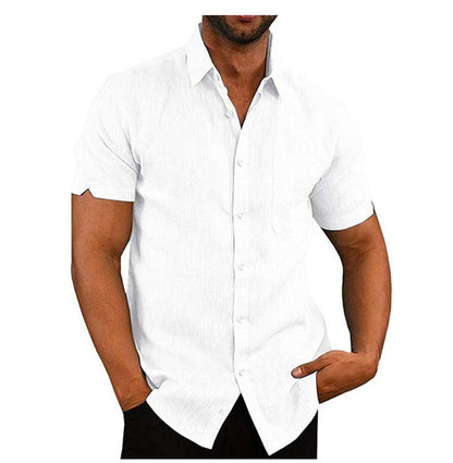 Herren Kurzarm-Shirt Sommer Leichte Baumwolle | Perfekt für Sonnige Tage