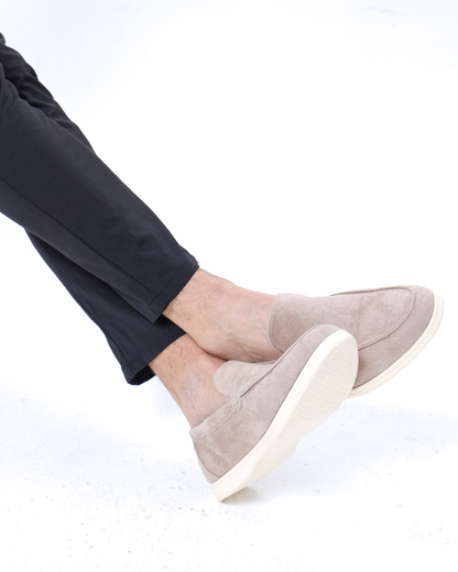 Herren-Loafer aus Wildleder mit Slip-On-Design und gepolsterter Innensohle