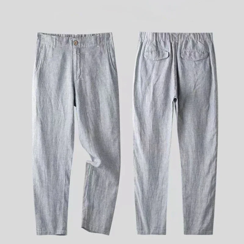 Herren Sommer-Zweiteiler mit Hemd und Hose im Tapered Fit