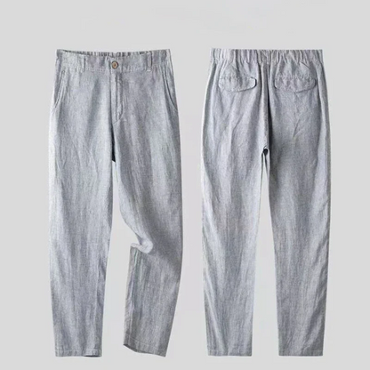 Herren Sommer-Zweiteiler mit Hemd und Hose im Tapered Fit