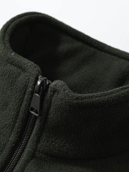 Herren Outdoor-Fleecejacke mit atmungsaktiver Isolierung und vielseitigem Design | Ideal für Frühling und Sommer