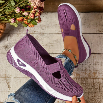 Leichte Damen- & Herren-Walkingschuhe mit rutschfester Sohle für den Sommer | Atmungsaktiv & orthopädisch für den Alltag