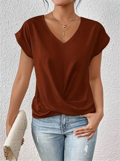 Sommerliches Kurzarm-Leinenhemd für Damen | Perfekt für heiße Tage