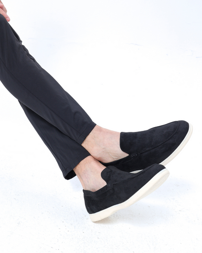 Herren-Loafer aus Wildleder mit Slip-On-Design und gepolsterter Innensohle