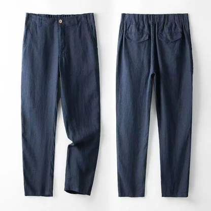 Herren Sommer-Zweiteiler mit Hemd und Hose im Tapered Fit