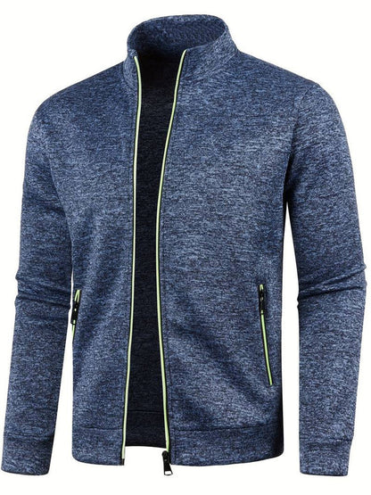Leichte Herren-Sommerjacke mit Reißverschluss und Taschen | Perfekt für warme Tage