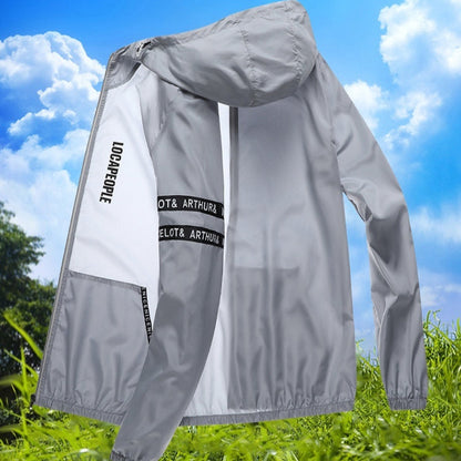 Ultraleichte Atmungsaktive UV-Schutzjacke für Herren – Perfekt für den Sommer