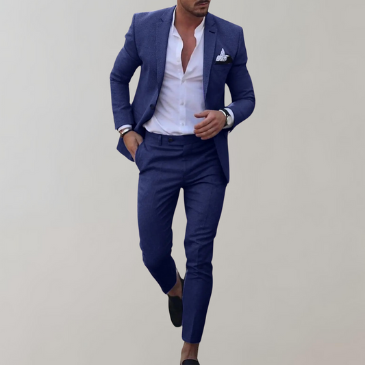 Herren Business Blazer Set mit maßgeschneidertem Schnitt I ideal für Frühling und Sommer