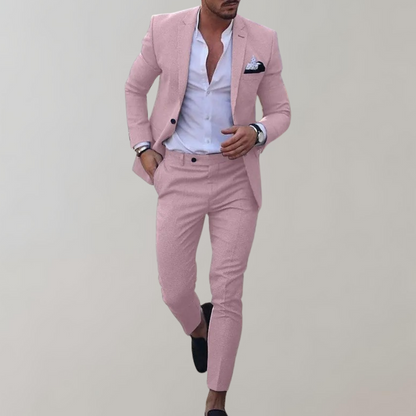 Herren Business Blazer Set mit maßgeschneidertem Schnitt I ideal für Frühling und Sommer