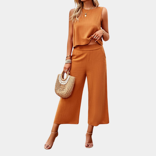 Zweiteiliges Damen Set Top & Hose - Perfekt für den Sommer