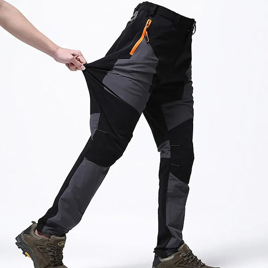 Wasserdichte Und Winddichte Outdoor-Hose Für Männer Mit Verstellbarer Passform | Ideal Für Frühling/Sommer