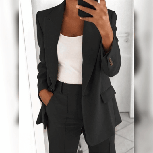 Damen-Tailleur mit Blazer und Hose | Ideal für Frühling und Sommer