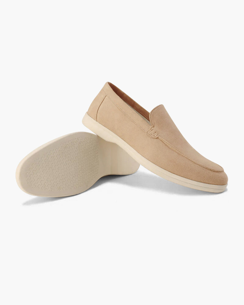 Herren-Loafer aus Wildleder mit Slip-On-Design und gepolsterter Innensohle