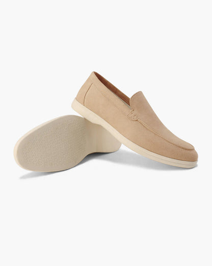 Herren-Loafer aus Wildleder mit Slip-On-Design und gepolsterter Innensohle