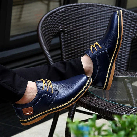 Herren Winterhalbschuhe mit robuster Profilsohle und klassischem Schnitt