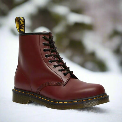 Herren Winterstiefel mit knöchelhohem Schnitt und rutschfester Profilsohle