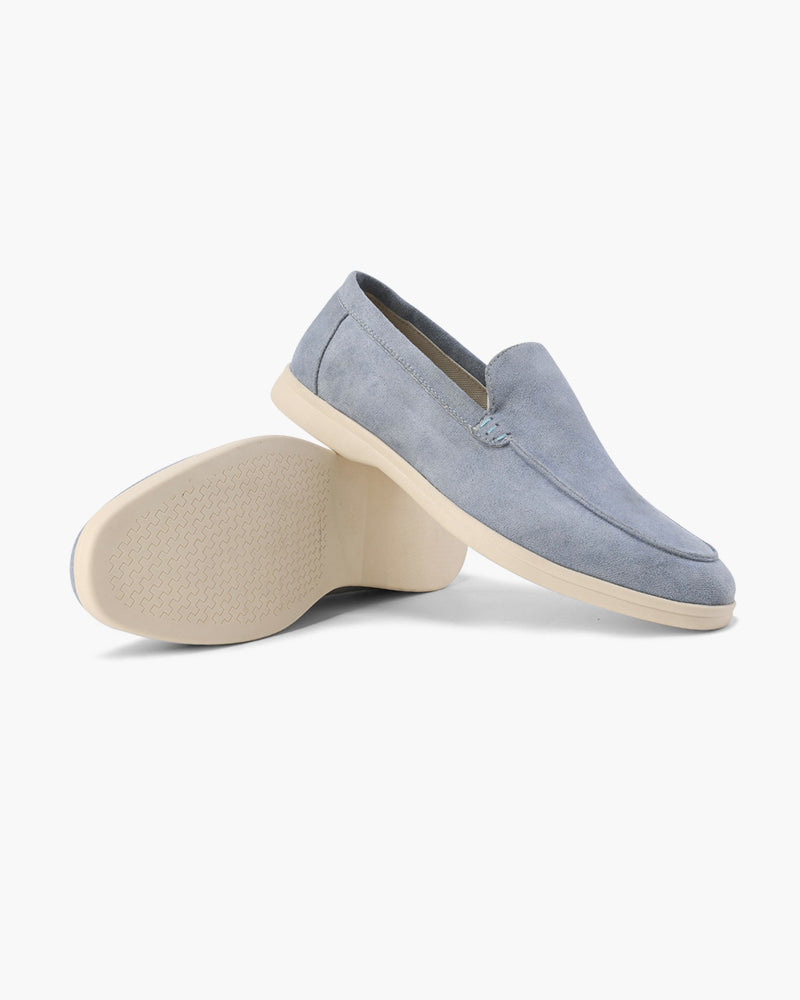 Herren-Loafer aus Wildleder mit Slip-On-Design und gepolsterter Innensohle