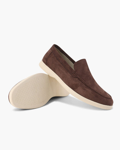 Herren-Loafer aus Wildleder mit Slip-On-Design und gepolsterter Innensohle