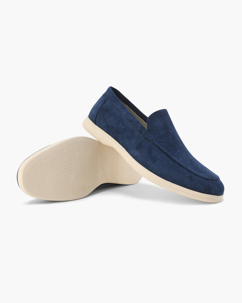 Herren-Loafer aus Wildleder mit Slip-On-Design und gepolsterter Innensohle