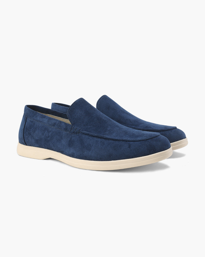 Herren-Loafer aus Wildleder mit Slip-On-Design und gepolsterter Innensohle