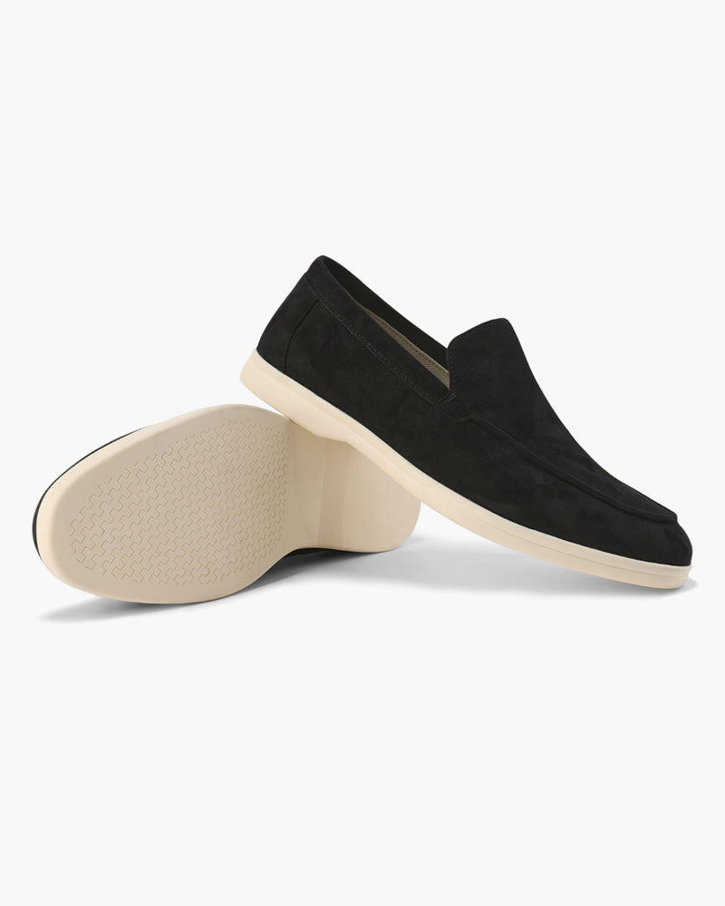 Herren-Loafer aus Wildleder mit Slip-On-Design und gepolsterter Innensohle