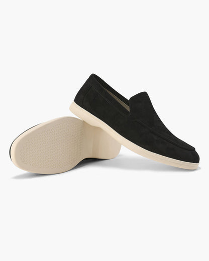 Herren-Loafer aus Wildleder mit Slip-On-Design und gepolsterter Innensohle