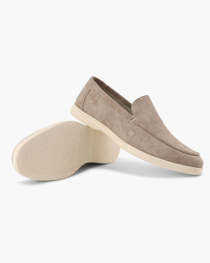 Herren-Loafer aus Wildleder mit Slip-On-Design und gepolsterter Innensohle