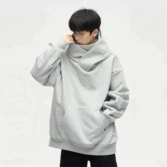 Ninja-Jacke mit Doppelkragen und asymmetrischem Reißverschluss | Ideal für Frühling und Sommer