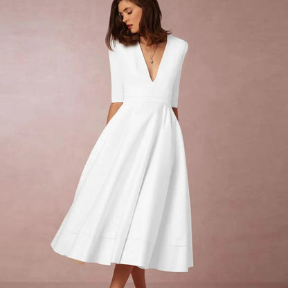 Vintage 60er A-Linien Swingkleid mit Ausgestelltem Rock I Ideal für Frühling und Sommer