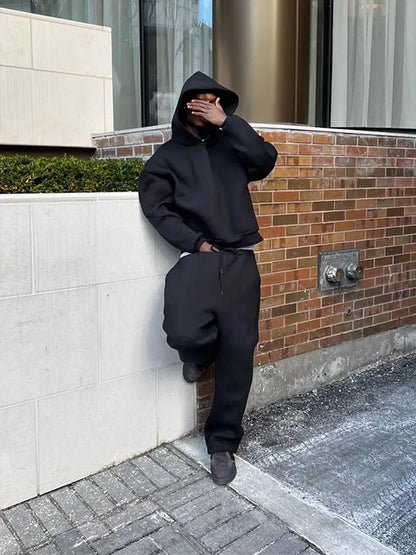 Herren Oversized Hoodie und Jogger Set I Ideal für Frühling und Sommer