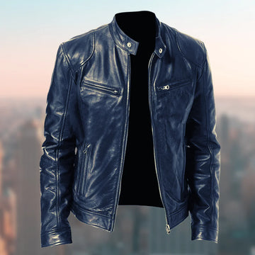 Herren Winter Bomber Motorradjacke mit Isolierung und Vielseitigen Schnitten