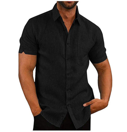 Herren Kurzarm-Shirt Sommer Leichte Baumwolle | Perfekt für Sonnige Tage