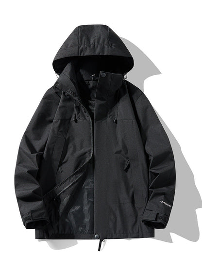 Wasserdichte und winddichte winddichte Outdoor-Jacke - Ideal für den Herbst
