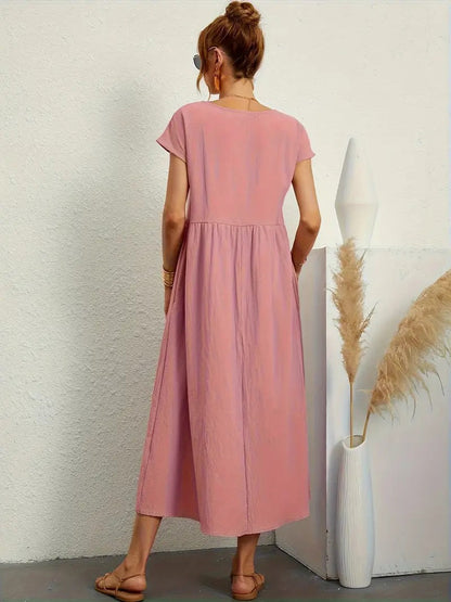 Ares - Sommer-Midikleid mit Taschen